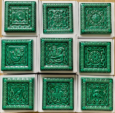 Пьющая птица (керамическая плитка)