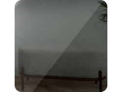 Бордюр-вставка разделительный профиль Лука ПП 01-10НСЗ(304).2700.010 Зеркало графит