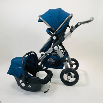 Детская коляска 3 в 1 Luxmom 600G Синий
