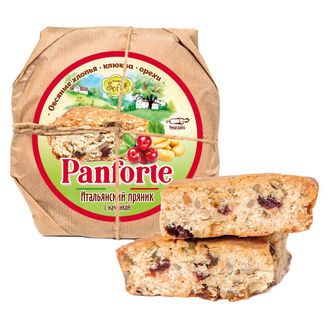 Panforte Итальянский пряник с начинкой &quot;Овсяные хлопья, клюква и орехи&quot;.