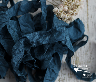 Шебби-лента Синее море от производителя "Страна лент"