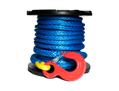 Канат «AmSteel-Blue», d = 12мм, р.н. 15400кг, 28м, коуш/крюк