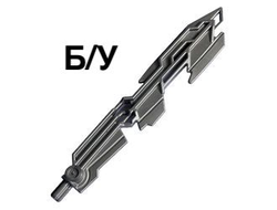 ! Б/У - Bionicle Weapon Skull Warrior Sword, Flat Silver (20480 / 6114379) - Б/У