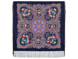 Павловопосадский платок Свидание с летом 1814-14