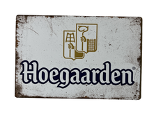 Металлическая табличка Хугарден (Hoegaarden), 20х30 см