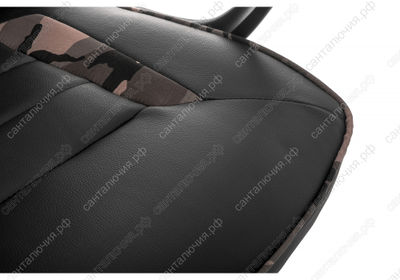 Кресло Tomen черное / камуфляж