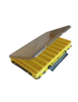 Коробка двухсторонняя 34х22х5см (18отделений),  размер XXL/ цвет желтый