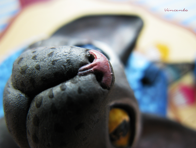 Лунный котик. Необычная подвеска с кошкой из полимерной глины