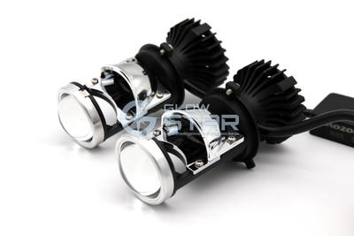 Билед модули Aozoom Mini-Led H4 мини линзы, 6000K, 12V, 35W/45W