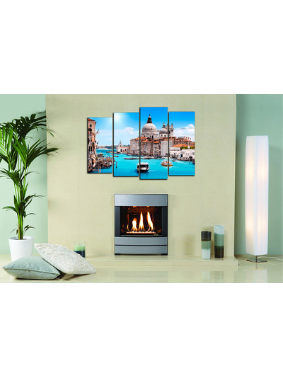 Модульная картина &quot;Город на воде&quot;