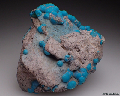 Хризаколла на породе. 70*65*47мм. Конго.