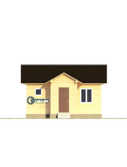 Б-06 ГАБАРИТНЫЕ РАЗМЕРЫ: (5,5Х6М) 1 ЭТАЖ, ОБЩАЯ ПЛОЩАДЬ: 27М²