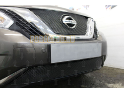 Защита радиатора Nissan Murano Z52 2014- black низ PREMIUM