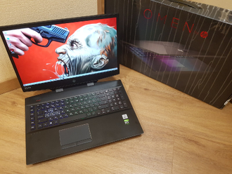 HP OMEN 17-CB1015UR ( 17.3 FHD IPS 144Hz I7-10750H RTX2060(6GB) 16GB 1Tb + 256SSD )