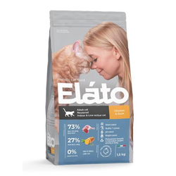 Elato (Элато) корм для кастрированных кошек с курицей и уткой 1,5 кг