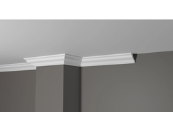 Потолочный плинтус DECOR-DIZAYN DD21, из дюрополимера, под покраску, ударопрочный, 2 метра