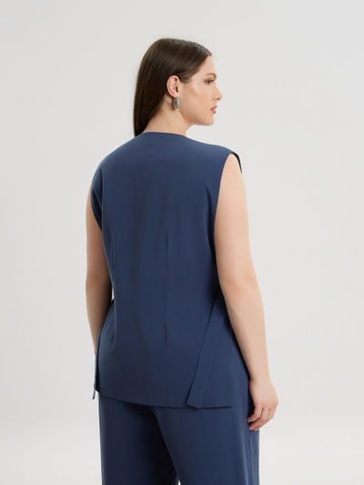 Жилет индиго