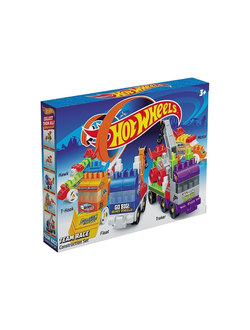 Детский развивающий конструктор Bauer Набор из 5ти машин "Hot Wheels" в коробке Все включено! 3+