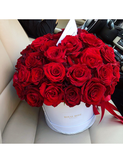 51 Роза в коробке premium