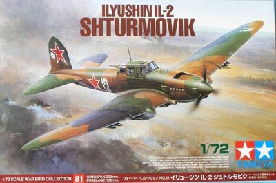 Сборная модель: (Tamiya 60781) Советский штурмовик ИЛ-2