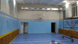 Вентиляция спортзала 21школы в ст Голубицкая