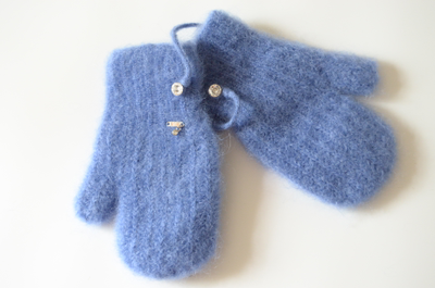 Vizio Италия 6946 MUL варежки голубые цвет 21