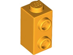 Brick, Modified 1 x 1 x 1 2/3 with Studs on Side, Bright Light Orange (32952 / 6328096)