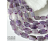 Аметист полупрозрачный лавандовый прямоугольники 13-14х17-18 мм, цена за нить 19 см