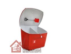 Ящик двухсекционный 0,5 куб.м. с лопатой