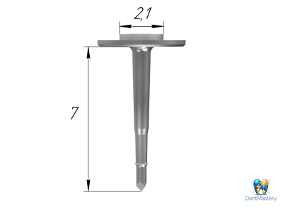 Пин безударный B2S 7.0 мм, арт. PIN-B2S-01.01