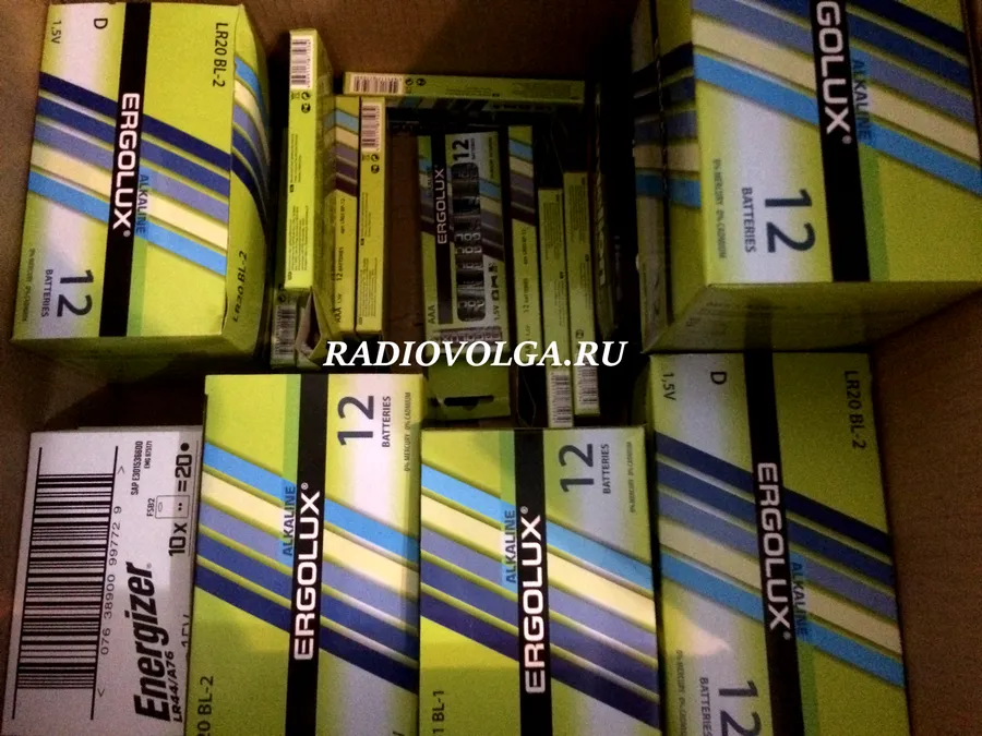 Батарейки Ergolux и Energizer