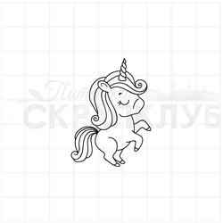 штамп единороги