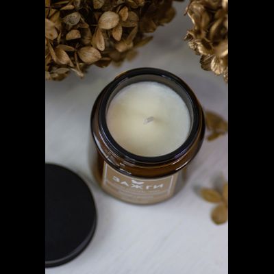 Аромасвеча &quot;Пачули &amp; Шафран&quot; | Когда захочешь тепла | 90