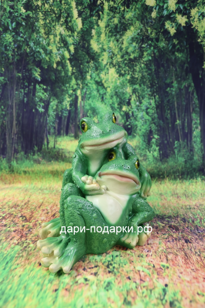 Лягушки влюбленные 23*22*20см   0,950кг   полистоун Россия 1318//016791