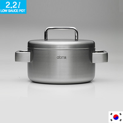 Атоми Кастрюля круглая из медицинской стали MediCook 2,2 л