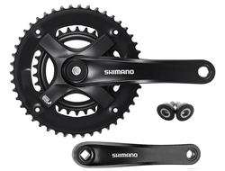 Система Shimano TY501, 175мм, 2x7/8ск, кв, 46/30, б/защ, чер, EFCTY5012E60XLB