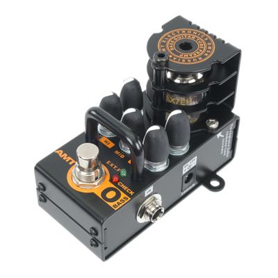 AMT Bricks O-Bass - одноканальный ламповый гитарный преамп (эмуляция Orange AD200 mark3) [без БП]
