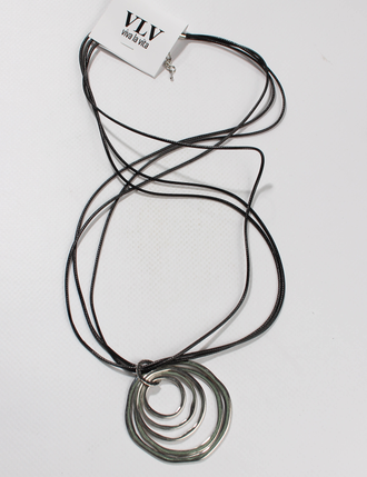 Подвеска "Кольца" серебро