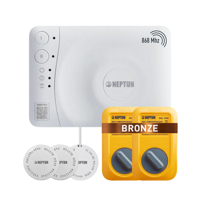 Комплект Neptun Special Edition, Умный беспроводной 1/2 дюйма Bronze (белый датчик)