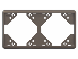 Efapel 50921 TGR, Рамка Apolo 5000, 2 поста горизонтальная, графит