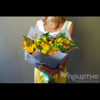 БУКЕТ МОНО ЦВЕТОВ № 418