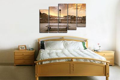 Модульная картина "Скамья свиданий"