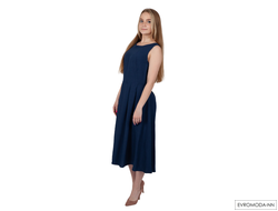 Платье темно-синее миди Linea Cinque