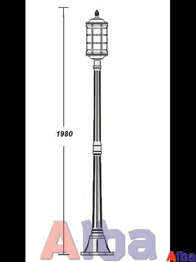 Barselona 81209 bg Парковый светильник, h-230 см