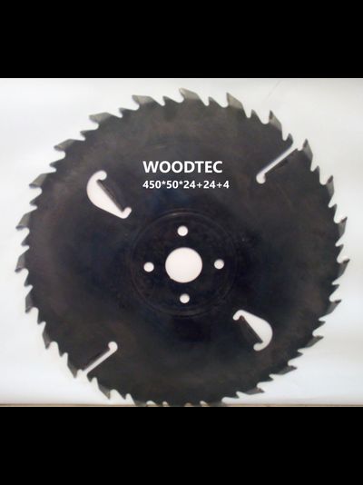 Пильный диск для пилорамы ПД-2000 мини 450*50*24z+24+6 (3,0/4,6)Woodtec, от