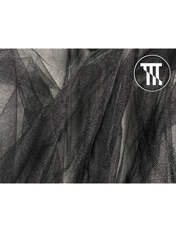 Фатин средней жесткости, цв. Черный