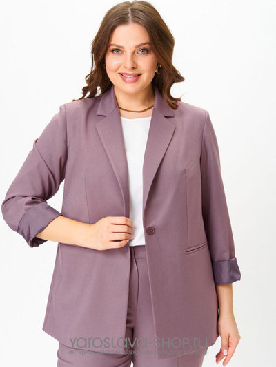 Женский классический костюм в цвете "пыльная роза"