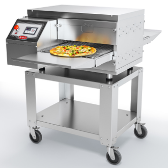 Конвейерная печь для пиццы ПЭК-400П с дверцей