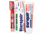 Biorepair Sensitive Double Action Зубная паста для чувствительных зубов (75 мл)