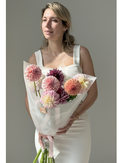 Букет цветов моно № 558